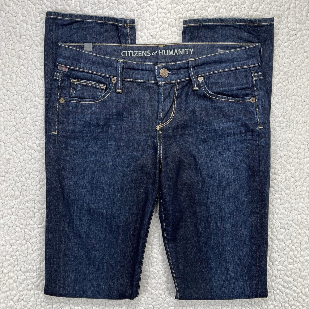 Citizens Of Humanity Jeans Women's 26 (Actual 29x33) Blue Ava Low Rise Straight